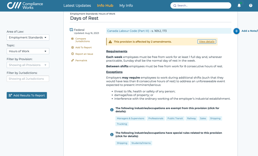 Canada Labour Code 